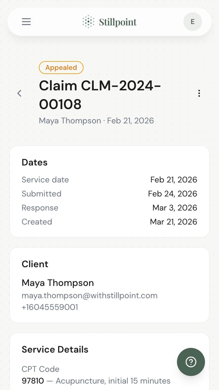 Invoice detail with payment status