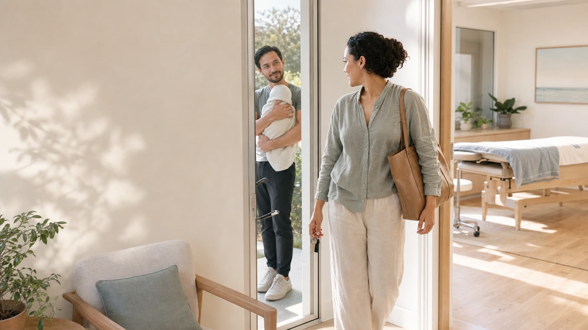Coming Back to the Room After a Baby