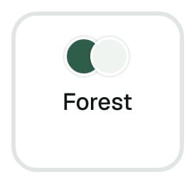 Forest palette