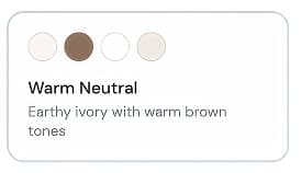 Warm Neutral palette